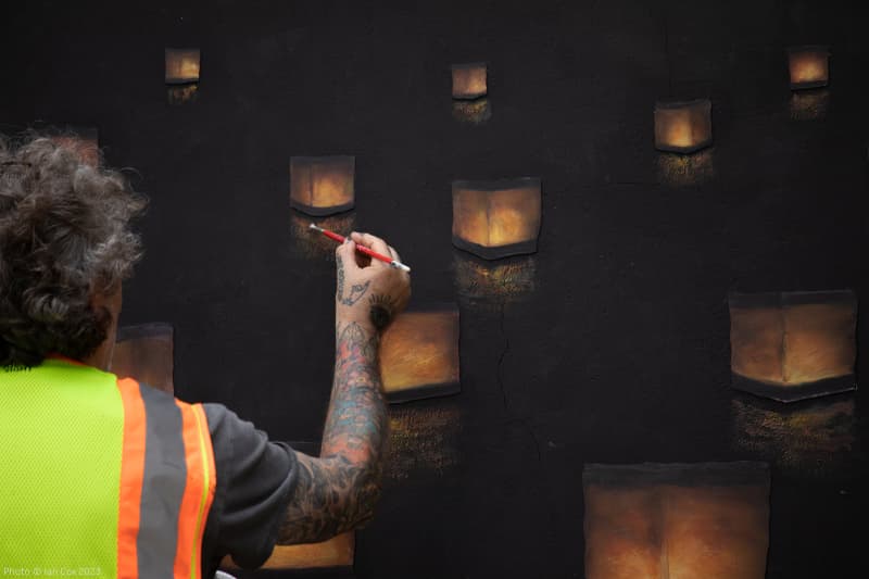 Dan Witz - Cvtà Street Fest 2023 - Photo Ian Cox
