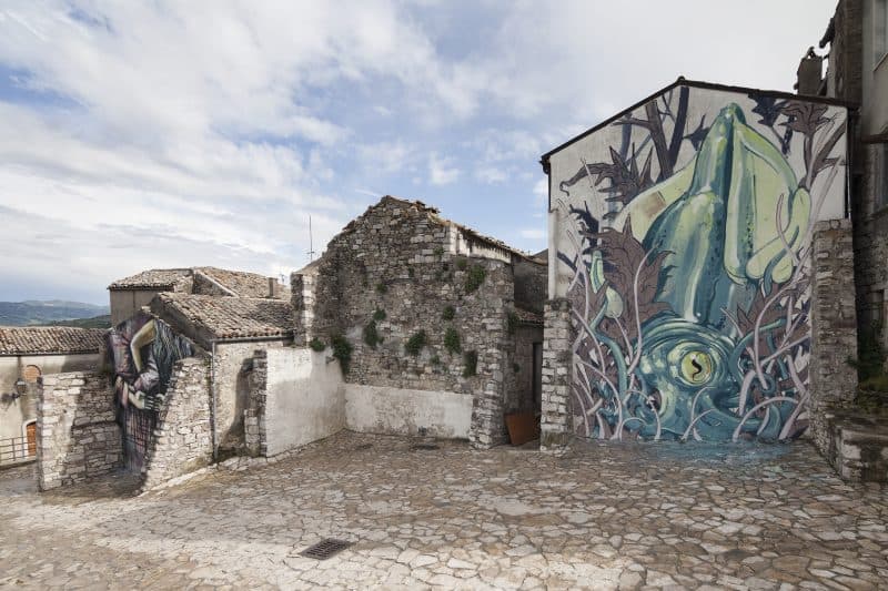 Hitnes e Alice Pasquini al Cvta Street Fest Foto by Alessia di Risio